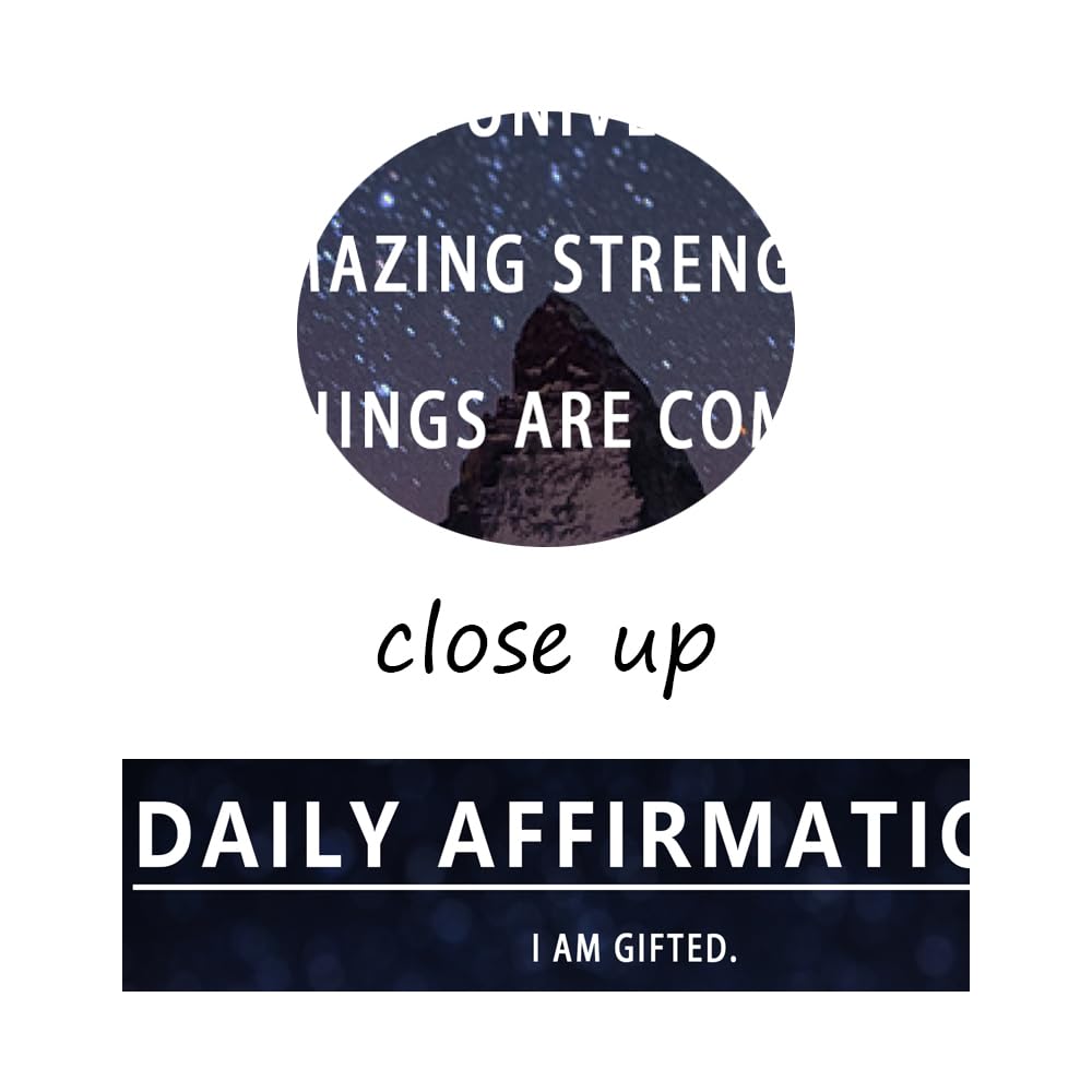 Daily Affirmations Motivational Canvas Wall Art Inspirational Poster Prints Artwork for Office Living Room Modern Home Decor Painting Pictures Stretched and Framed Ready to Hang [12''Wx 18''H]