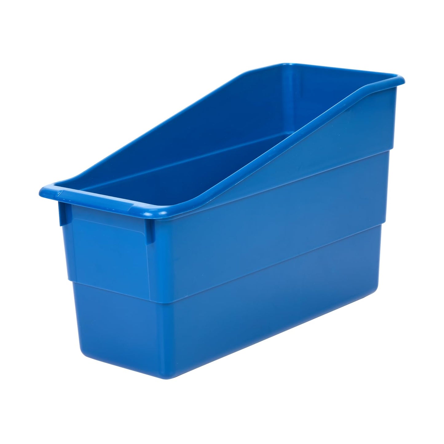 Really Good Stuff Durable Book and Binder Holders 12 Pack, Blue - Ideal for Narrow or Vertical Storage Needs - Book, Magazine, File Folder, and Binder Holders - Classroom Organization Made Easy