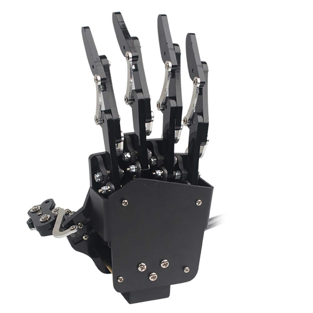 Robot Hand Five Fingers Solely Movement Bionic Robot Mechanical Arm DIY, Right Hand