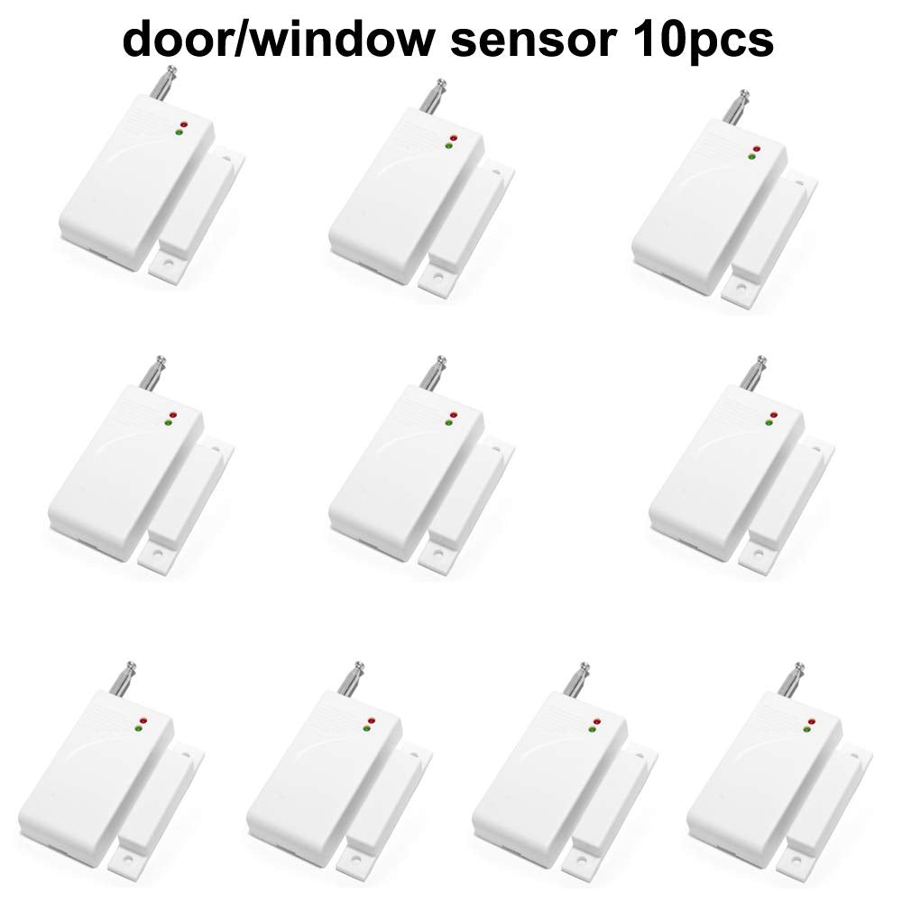 AGSHOME Security Alarm System 99+7 Zone Auto Dial 3/4G GSM SMS Home Burglar Security Wireless GSM Alarm System Detector Sensor Kit Remote Control