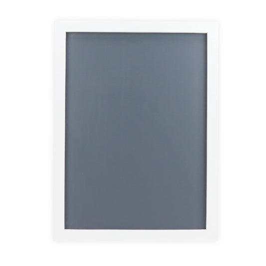 Stiles 16"x12" Magnetic Letter Board Sign - Changeable Magnet Message Board for Menu Boards, Milestones, Home Decor, Office & Baby Announcements - No Letters Included, Grey