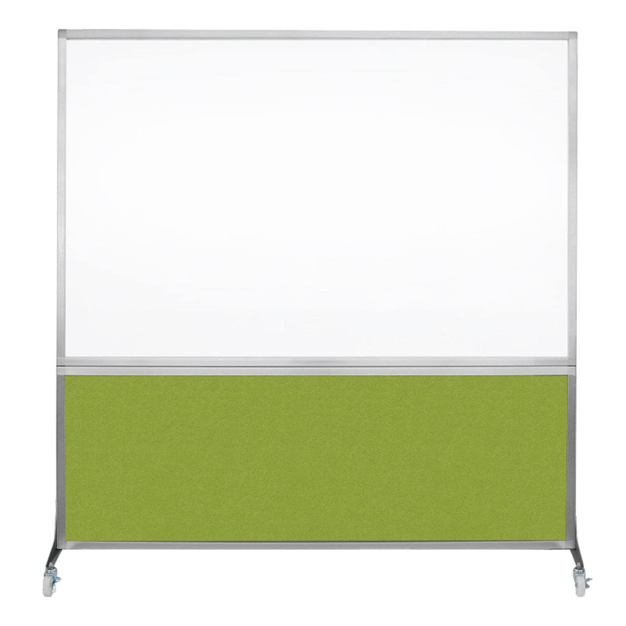 DivideWrite Mobile Whiteboard | Double Sided Dry Erase Board | Portable Office Cubicle Partition | Display for Classrooms, Conference Rooms, Meeting Areas and More | Charcoal Gray 5' Wide X 6' Tall