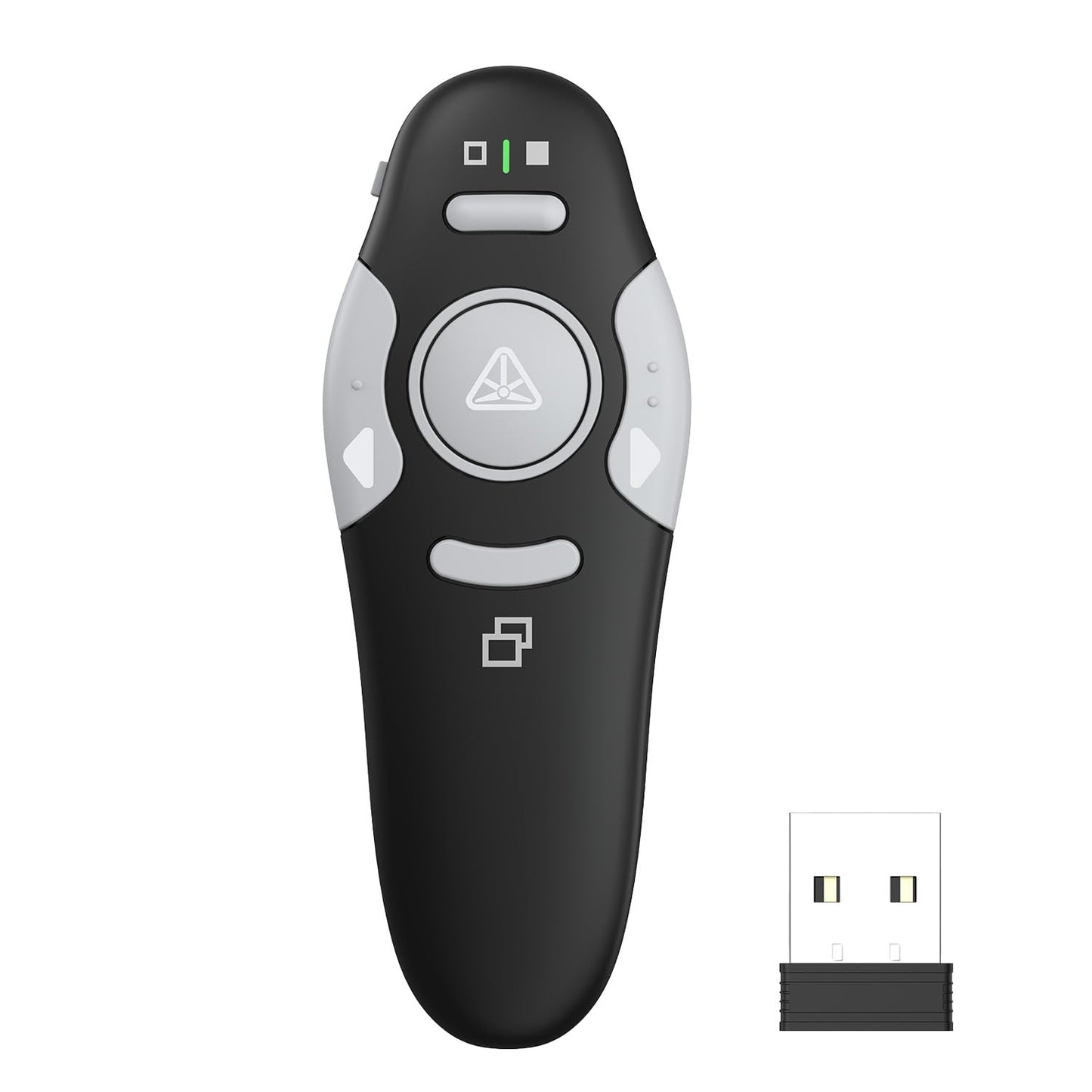 QUI 10 Pack Wireless Presenter PowerPoint Clicker, RF 2.4GHz USB Presentation Clicker for Google Slides, Keynote, Mac, Windows