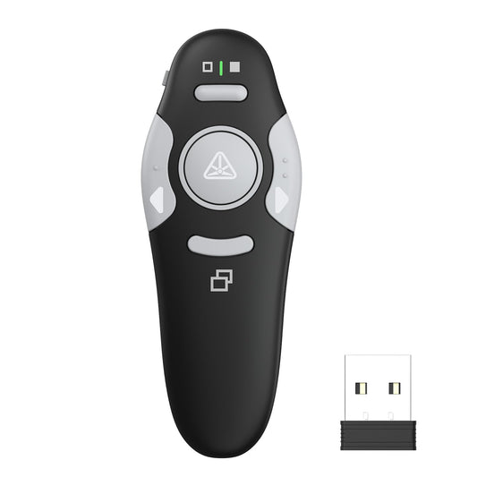 QUI 4Pack Wireless Presenter PowerPoint Clicker, RF 2.4GHz USB Presentation Clicker for Google Slides, Keynote, Mac, Windows