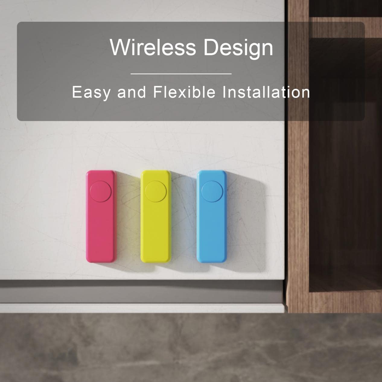 THIRDREALITY ZigBee Smart Button 3 Pack, Red Blue Yellow, 3-Way Remote Control, Require Zigbee hub, Work with SmartThings, Aeotec, Hubitat, Home Assistant, Third Reality Hub, Battery Included.