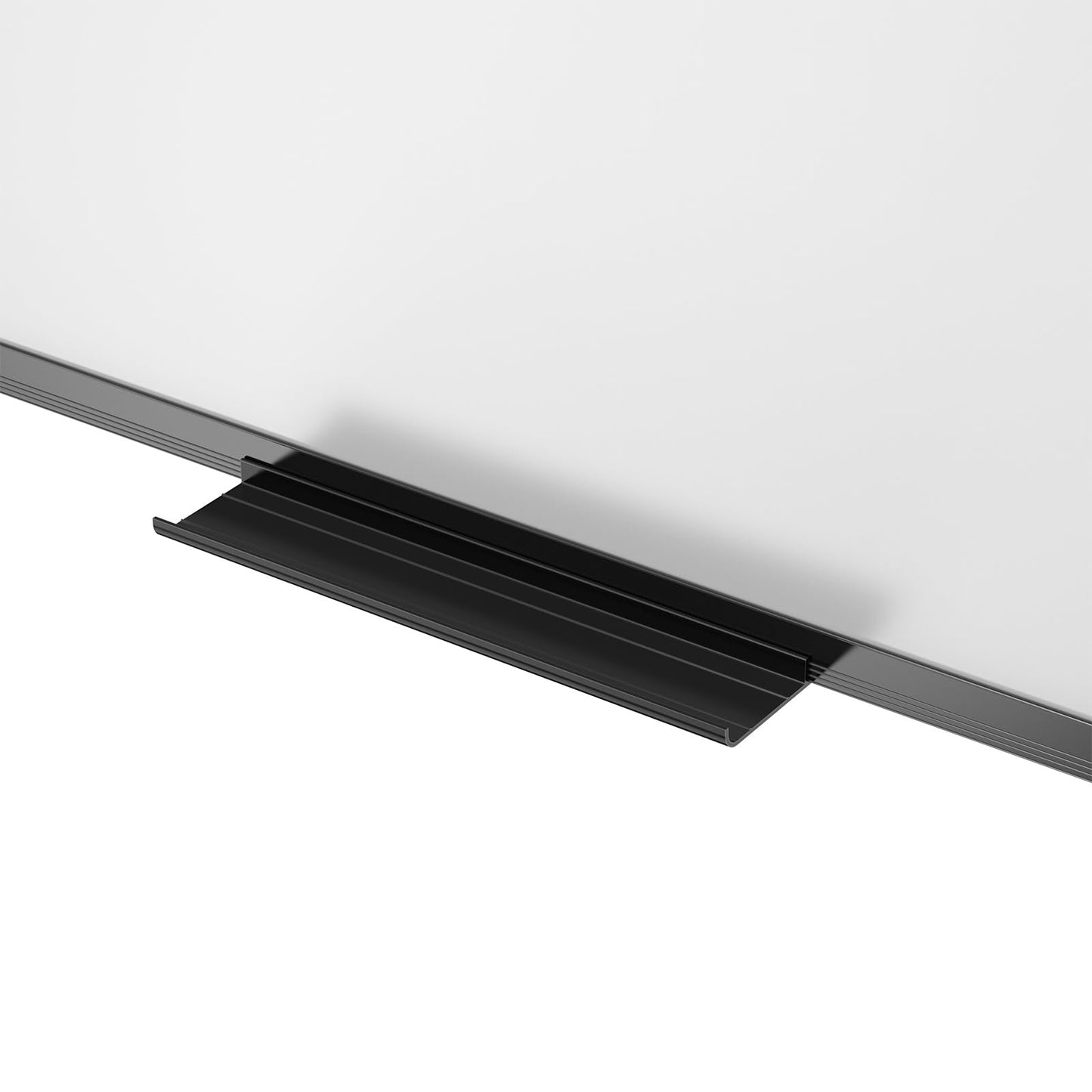 VIZ-PRO Magnetic Dry Erase White Board, 96 X 48 Inches, Black Aluminium Frame