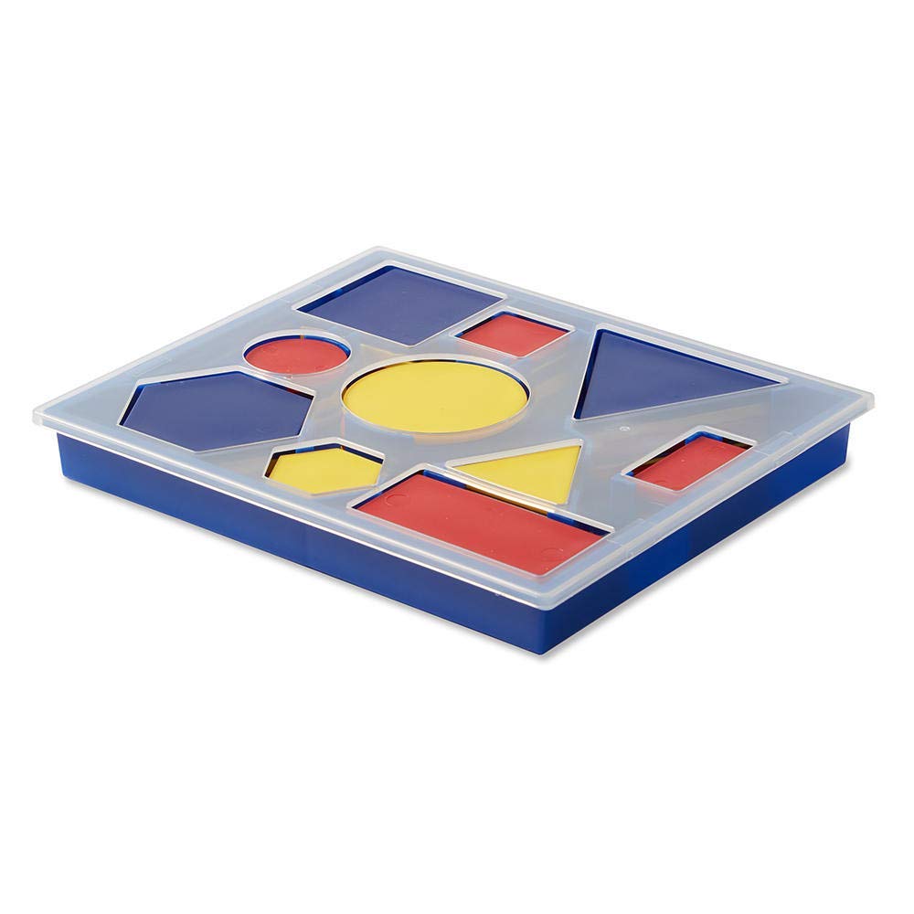 hand2mind 46393 Attribute Blocks Classroom Basics Kit - Set of 6 Trays