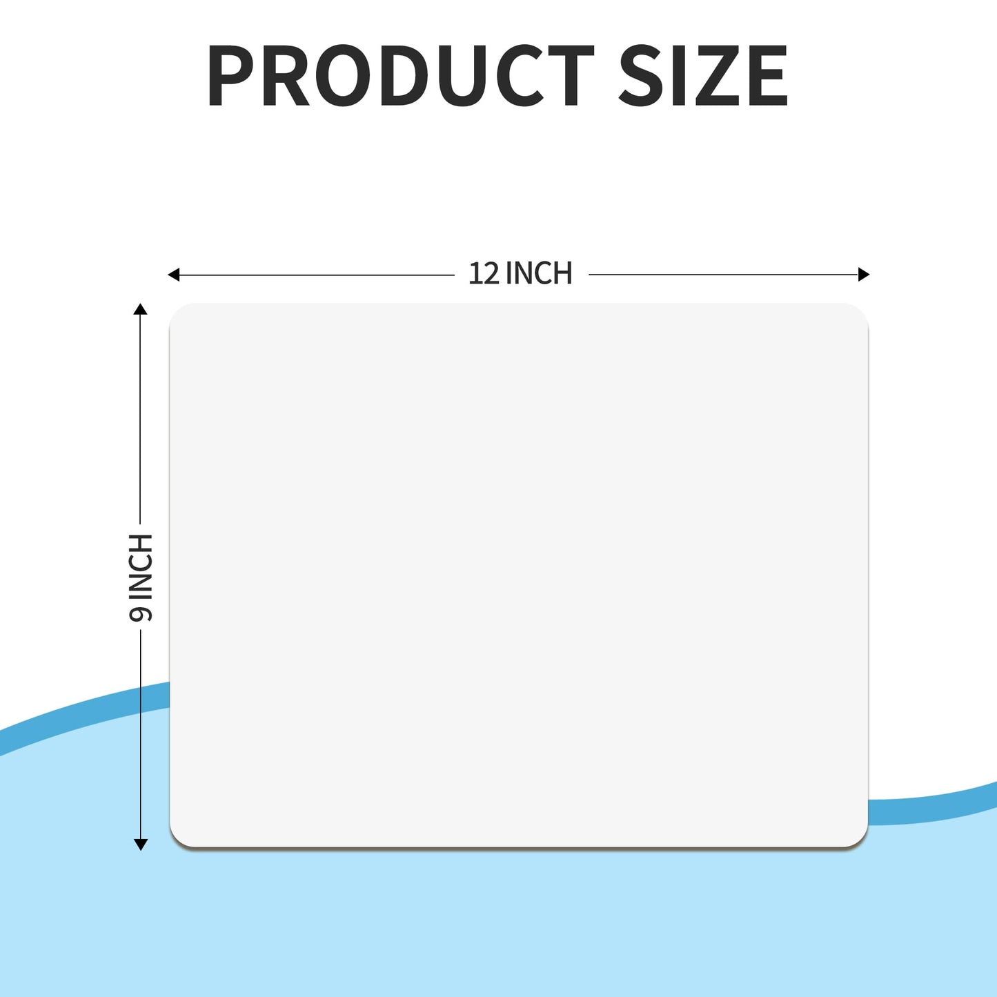 6 Pack Small White Board Dry Erase Classroom Pack Boards 9" x12” Personal Whiteboards for Teachers Lapboards Mini Whiteboard Erasers Included Colors pens