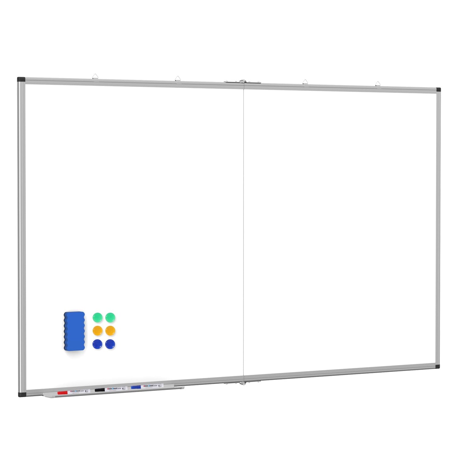 60x36 Inch Large Magnetic Dry Erase Whiteboard for Wall - Premium Aluminum Frame, Heavy Duty Office Home School White Board with Marker & Eraser (Easy Install, Durable Surface)