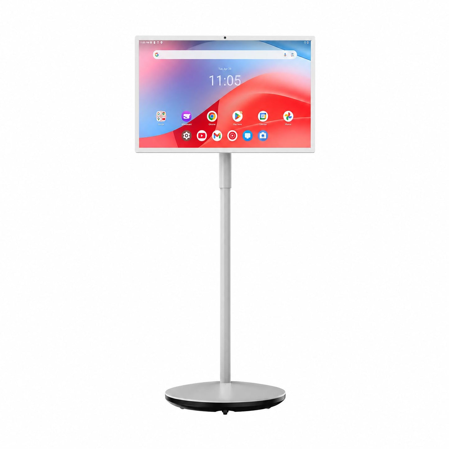 Portable Smart Board,32 Inch 4HD Portable Touch Screen with 8MP Camera, Google EDLA-Certified，Android 14，8+128GB Touchscreen Digital Display for Hybrid Classroom and Home Office（Built-in Battery）