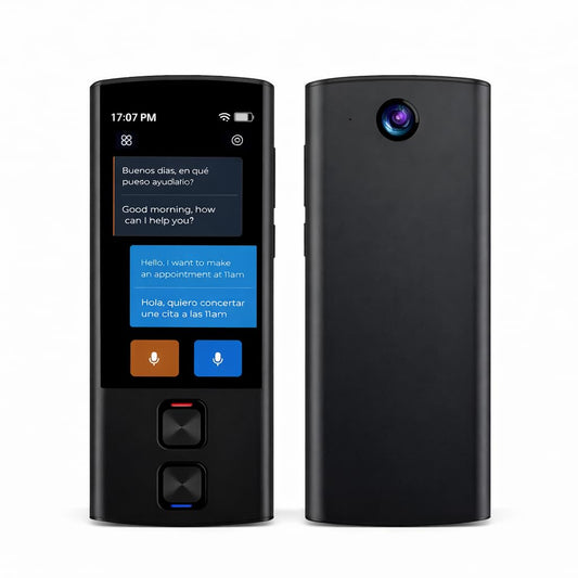 AI Language Translator Device, Voice-Text Translator Device in 138 Languages For Business and Learning, Online/Offline/ChatGPT/Photo Translation