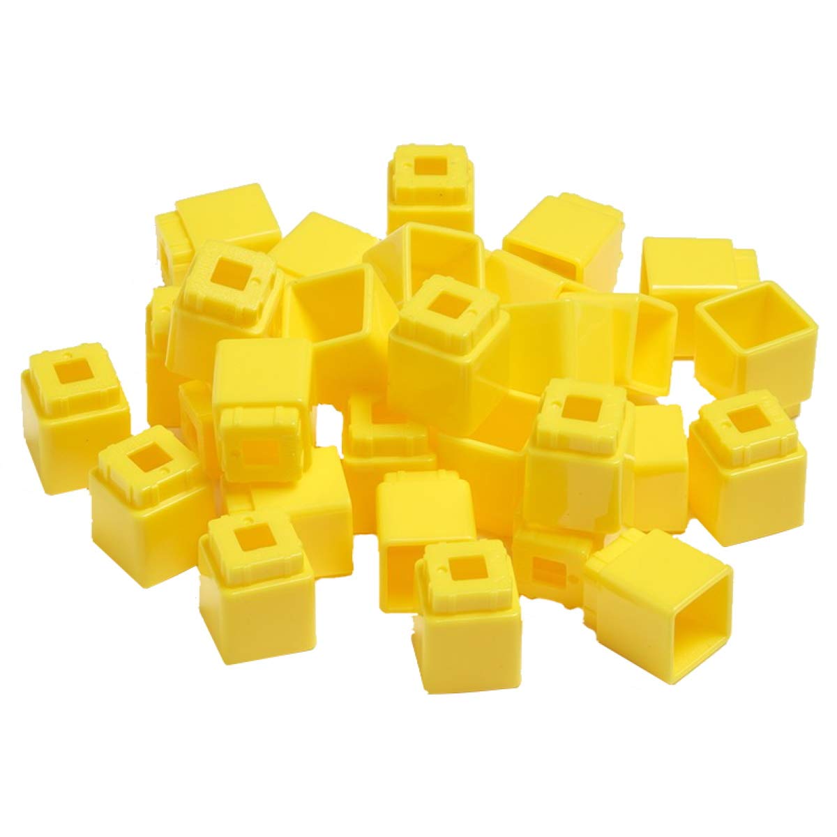 Didax Educational Resources Unifix Cubes, Yellow, Set of 100