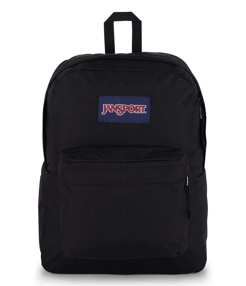 JanSport SuperBreak Plus Backpack with Padded 15-inch Laptop Sleeve and Integrated Bottle Pocket - Spacious and Durable Daypack for Work and Travel - Black