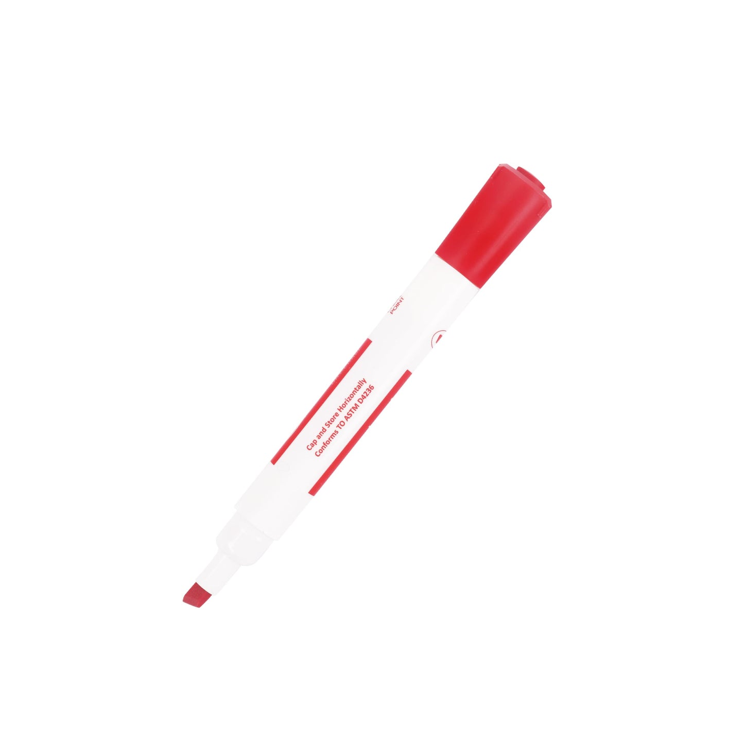 Amazon Basics Dry Erase Whiteboard Markers, Chisel Tip, Low-Odor, Red, 24-Pack, For Writing on Whiteboards