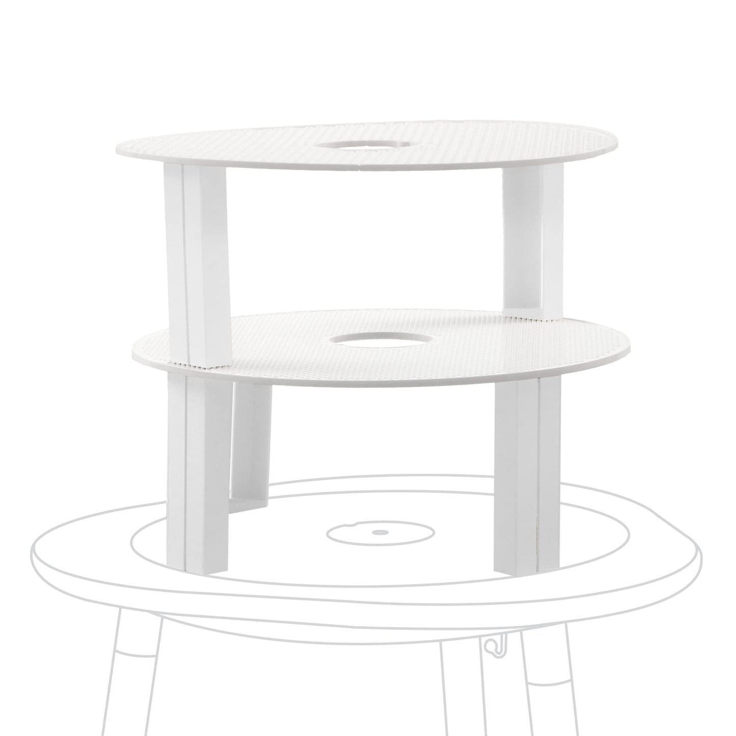 Stokke MuTable Bricks Tower - Includes Two Double-Sided Brick Bases & Eight Pillars - Compatible with Lego Classic & Duplo - for Ages 3+