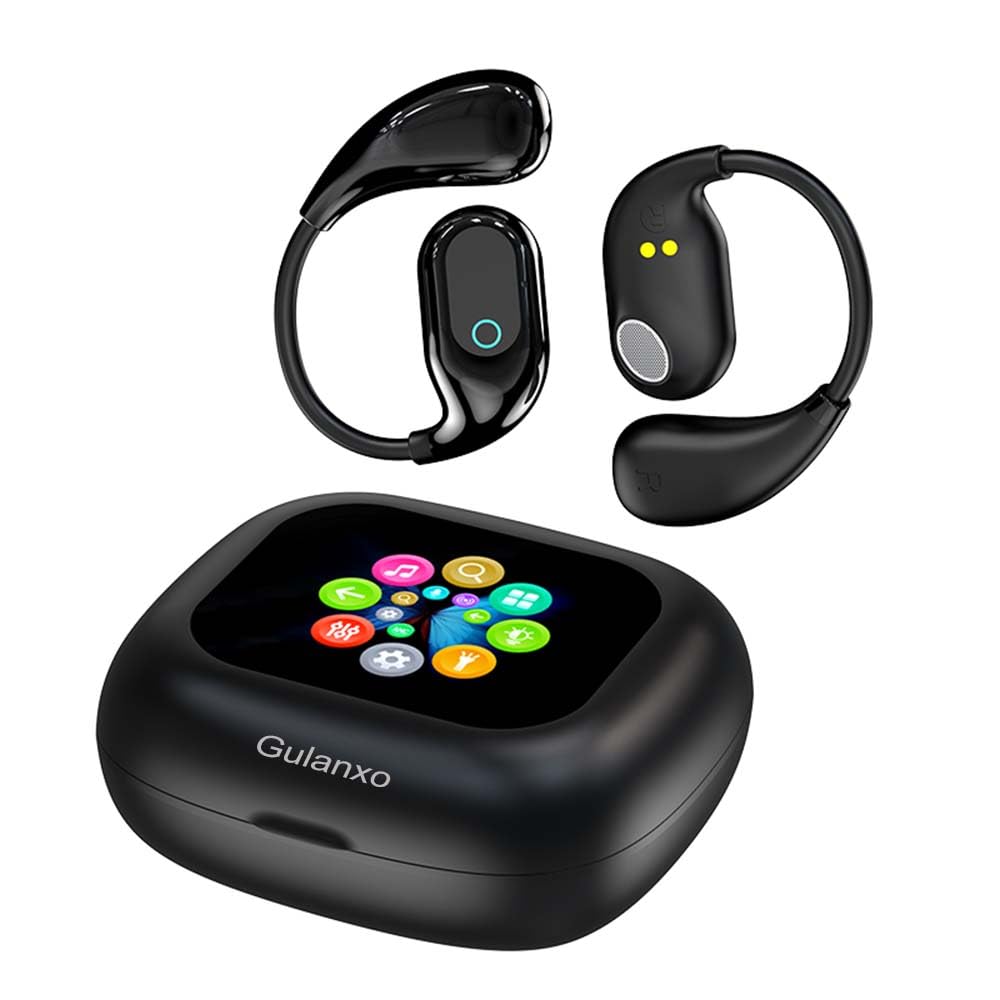 AI Translation Earbuds, 166 Language Translation Headphones, Translation Headphones with LED Screen Touch for Travel, Meetings, and Learning