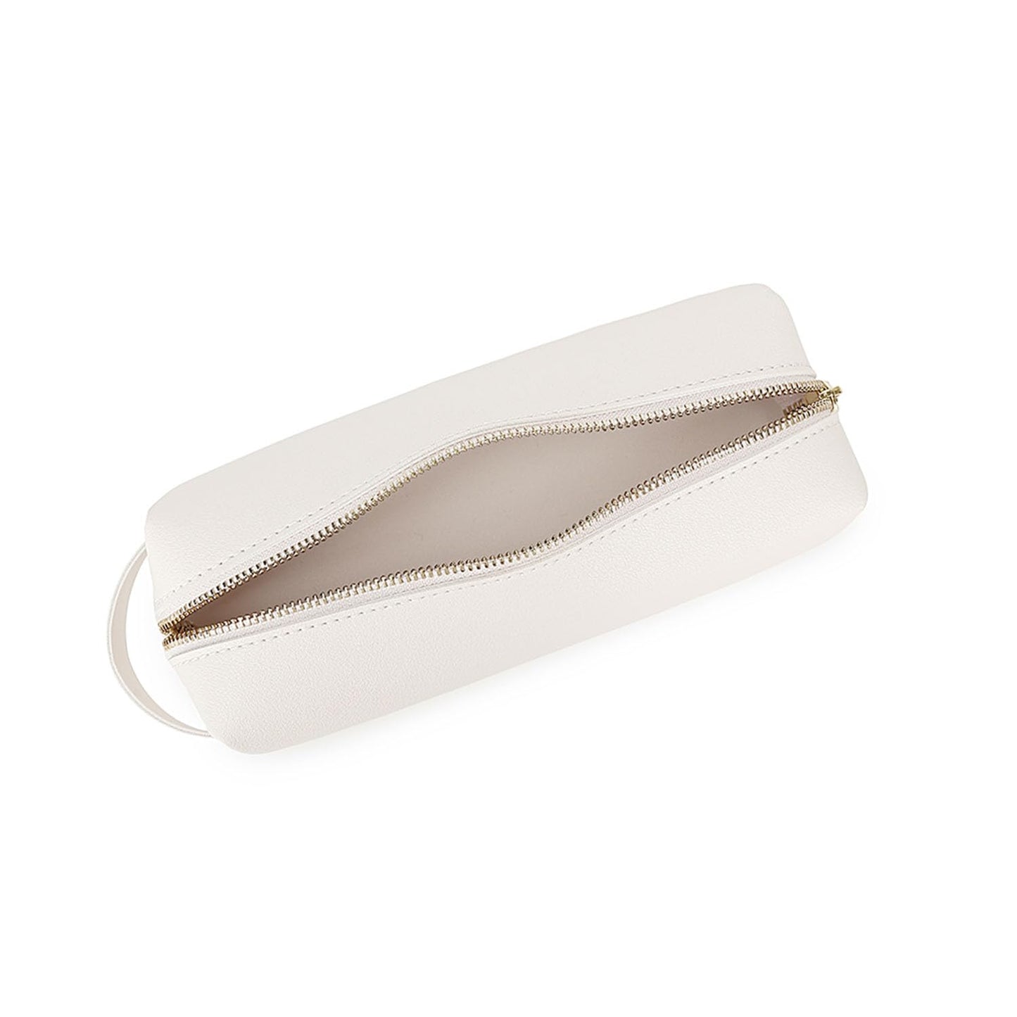 YONBEN Pencil Case Soft School Pencil Pouch Bag for Easy Carry Stylish and Durable (Beige,Faux leather)
