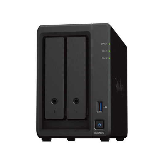 Synology 16 channel NVR Deep Learning Video Analytics DVA1622 with HDMI video output