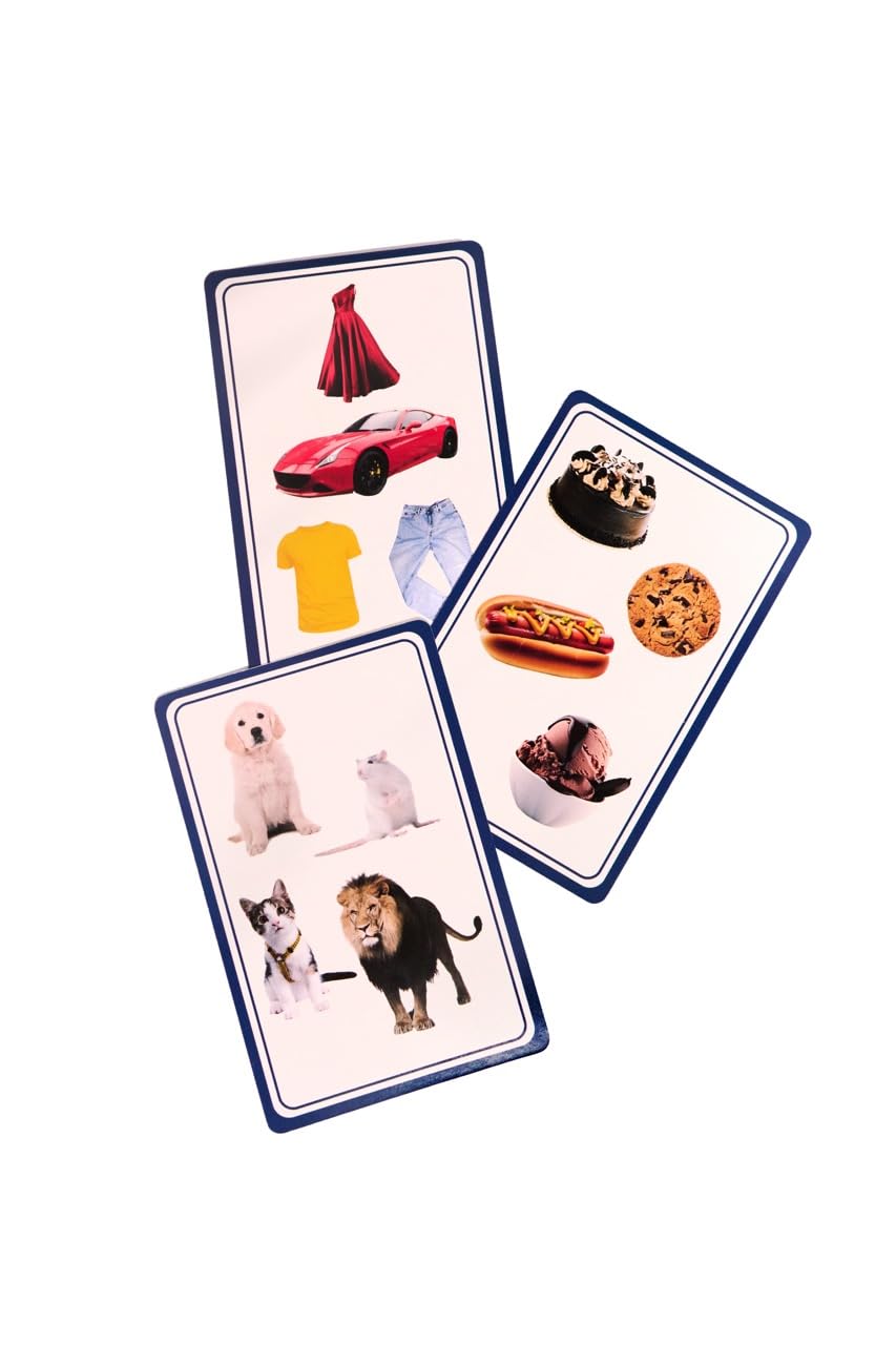 LITTLE LEARNERS NYC What Doesn't Belong? Educational Card Game for Kids – Fun Logic & Critical Thinking Game for Preschool & Kindergarten – Speech Therapy, Homeschool & Classroom Learning Activity