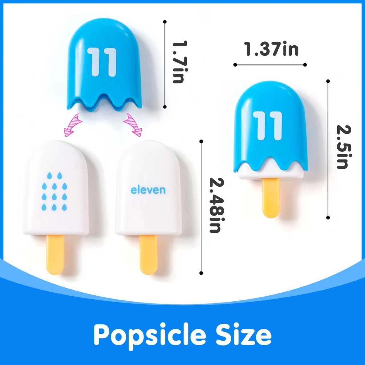 Odoorgames Mini Number Pops 11-20 — Number Learning Toys,Toddler Counting & Color Matching Toys for Kids