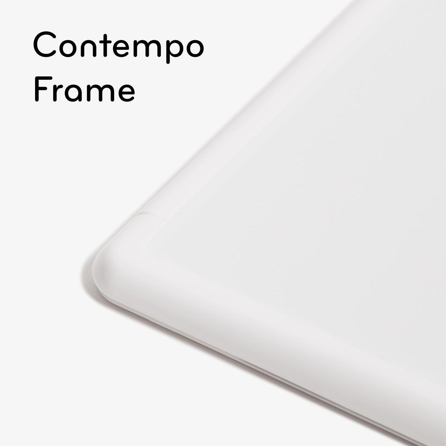 U Brands Contempo Magnetic Small Whiteboard, 8.5” x 11”, White Modern Frame, Mini White Board for Students, Fridge and Locker Dry Erase Board, Includes Marker & Magnet