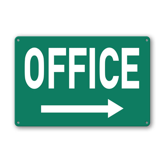 Custom Metal Sign For Doors - Office & Home - 8 x 12 In