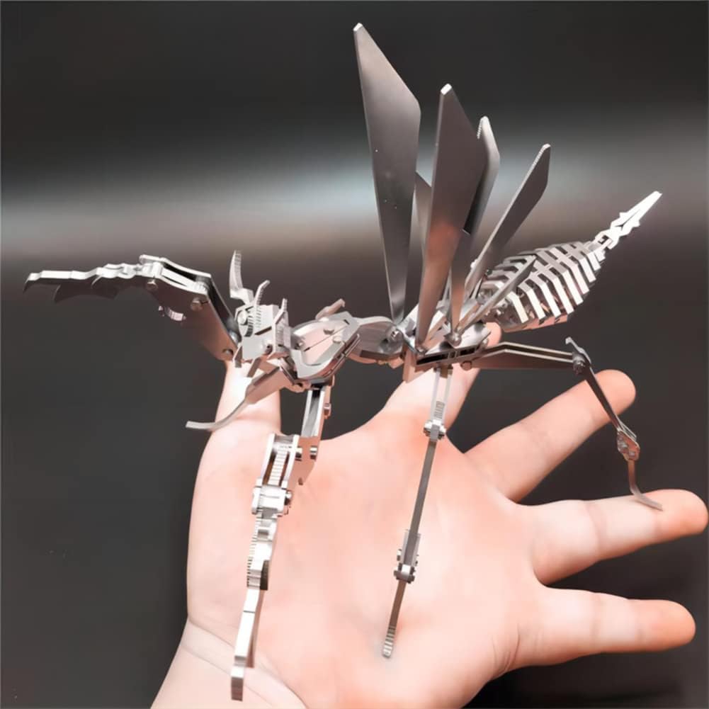 3D Metal Model Kits, Mechanical Spider King 3D Metal Puzzle,DIY Steel Warcraft Collection Animal Brain Teasers Simple 3D Puzzles Home Decor Art Craft Gifts Toys for Adult
