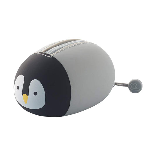 LIHIT LAB PuniLabo Mini Zipper Pouch, Horizontal, 2.2" x 2.7", Penguin (A7780-10), Small: 2.2" Ã— 2.7"