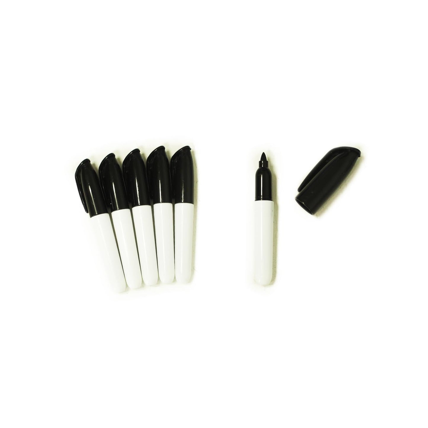 SKKSTATIONERY 36 Pcs Mini Dry Erase Markers, Whiteboard Markers, Marker Pens 3.5'', Black.