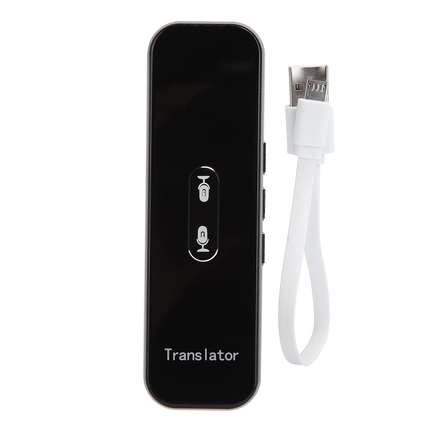 LOCADENCE Language Translator Device, Portable Instant Translator, Translator Intelligent Voice Bt Translator for Travel Business Learning (Black Gray)