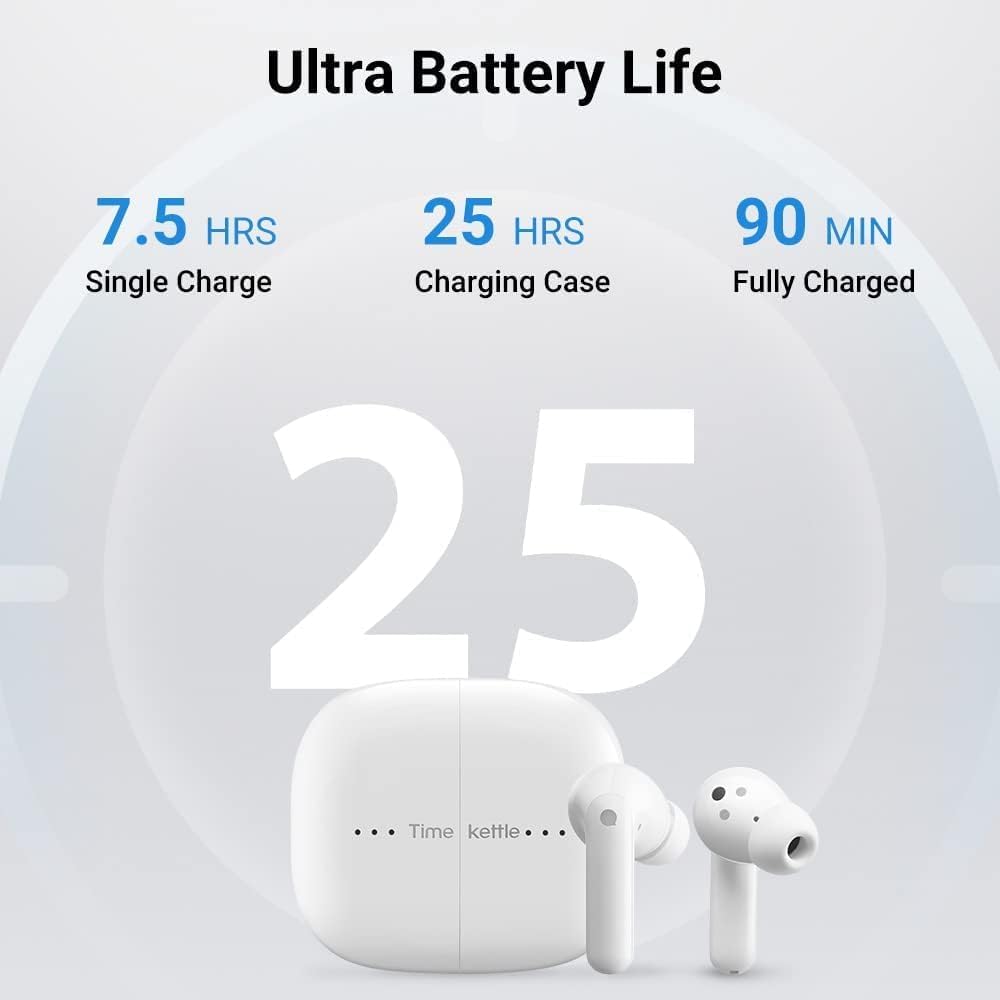 Timekettle M3 3 in 1 Language Translation Earbuds,43 Languages & 96 Accents, Offline Translator, No Subscription,Bluetooth,for Exploring Expat Life Freely, APP Compatible with iOS & Android,White