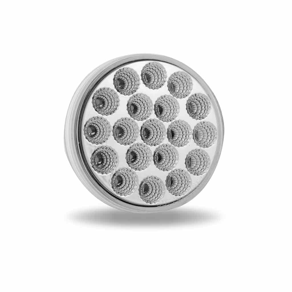 Trux Accessories 4in Dual Revolution LED Light Red/Green Polycarbonate TLED-4XRG
