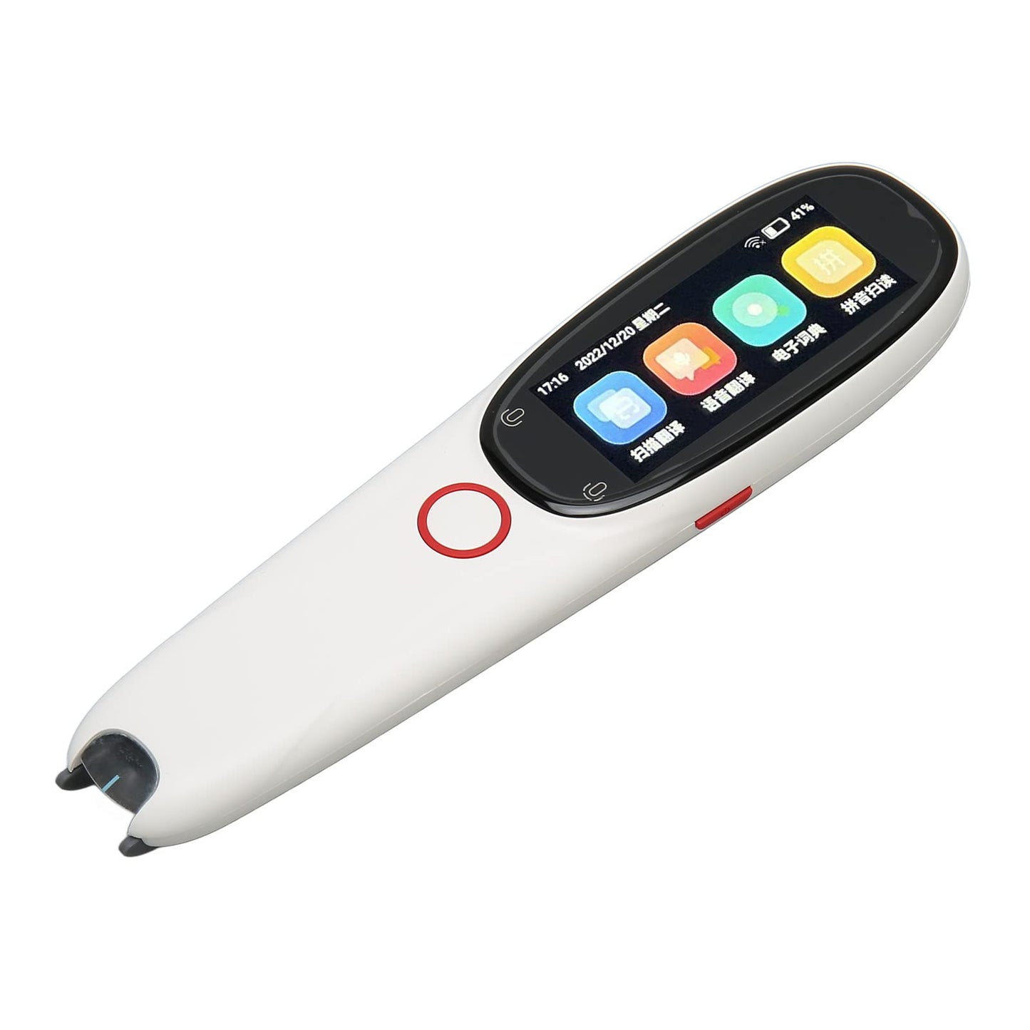 Translator Pen, OCR Scanning Device with 3 Inch Screen, 134 Language Translation, Voice Translator for Learning Speech and Travel, White