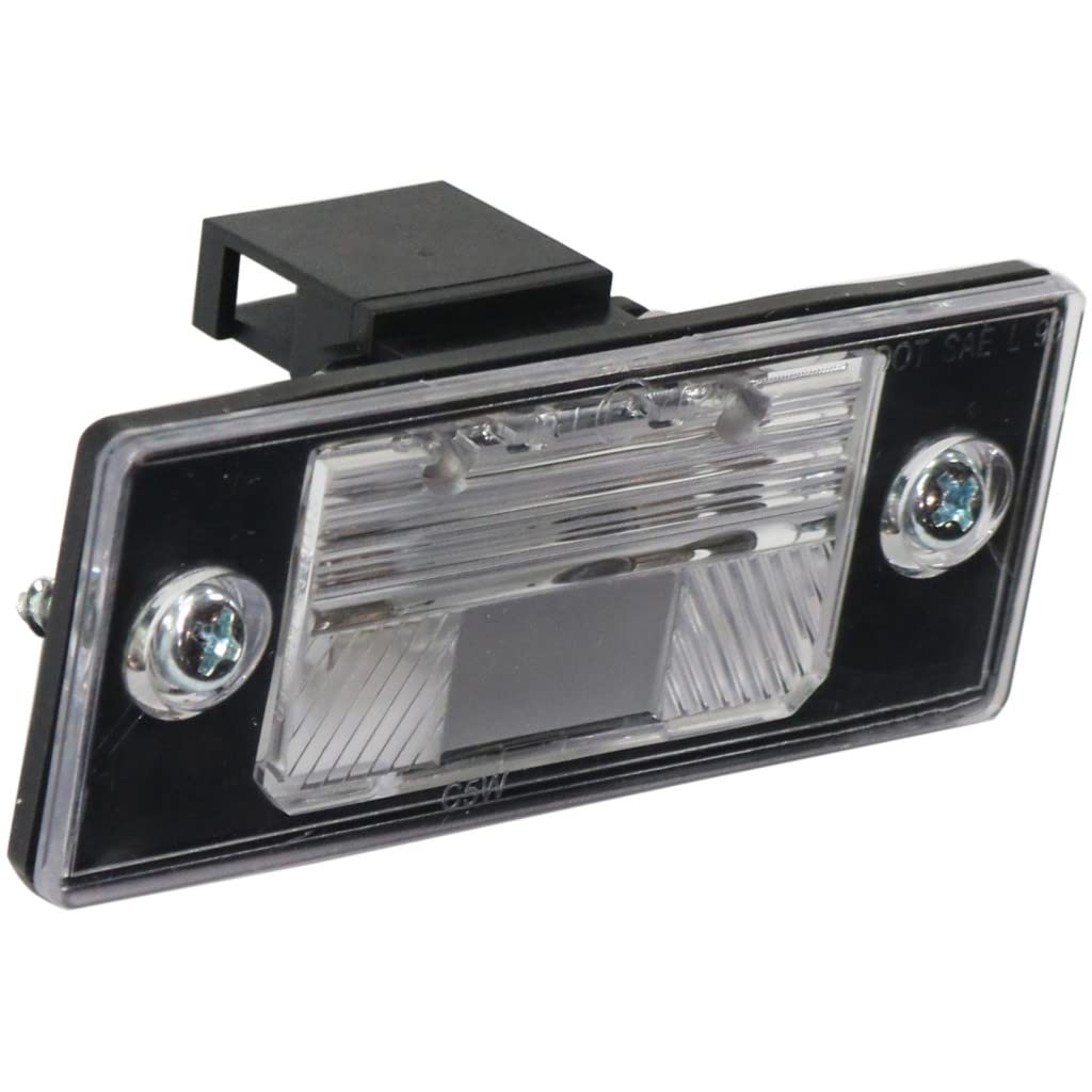 KarParts360 License Plate Light Unit for Volkswagen Tiguan 2009-2014, Driver/Passenger Side, Model VW2870111, Single Piece