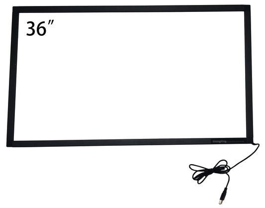 Chengying 36 inch Infrared Multi-Touch Overlay - 10 Points Infrared Touch Frame - 36" IR Touch Panel - USB Interface - HID Compatible