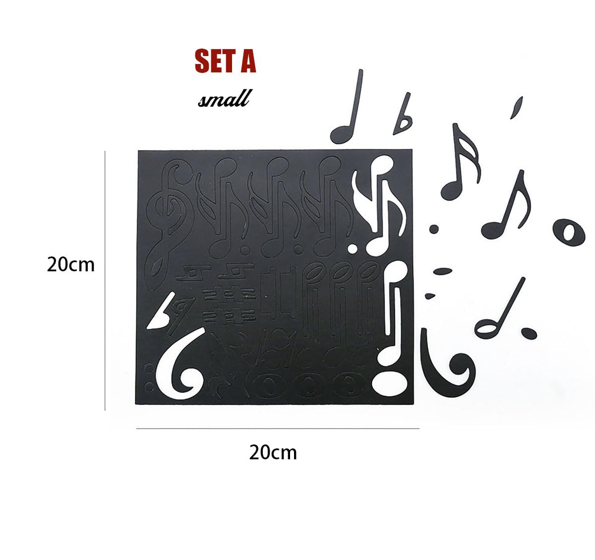 lovielf Music Theme Magnetic Music Note Symbol for Whiteboard for Teacher, Education (Set A)