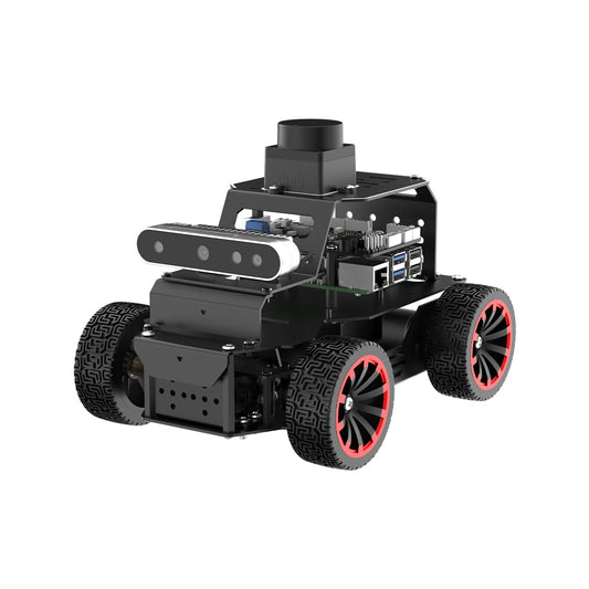 HIWONDER Robot Car with ChatGPT Large AI Models, 3D Depth Camera Ackermann Chassis ROS2-HUMBLE Lidar SLAM Mapping Navigation Autonomous Driving, MentorPi A1 Standard Kit with Raspberry Pi5 8GB