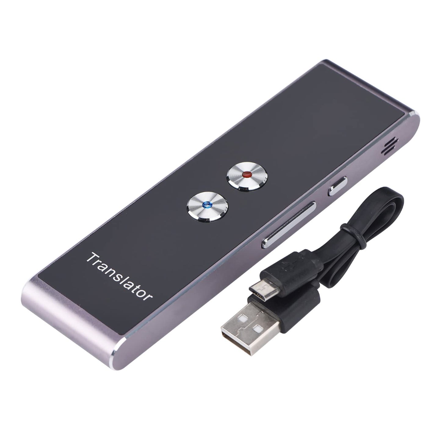 Language Translator Device, Portable Smart Two Way Voice Translator in Real Time, Bluetooth Multi Language Electronic Foreign Language Translators Pocket Translator for Learning