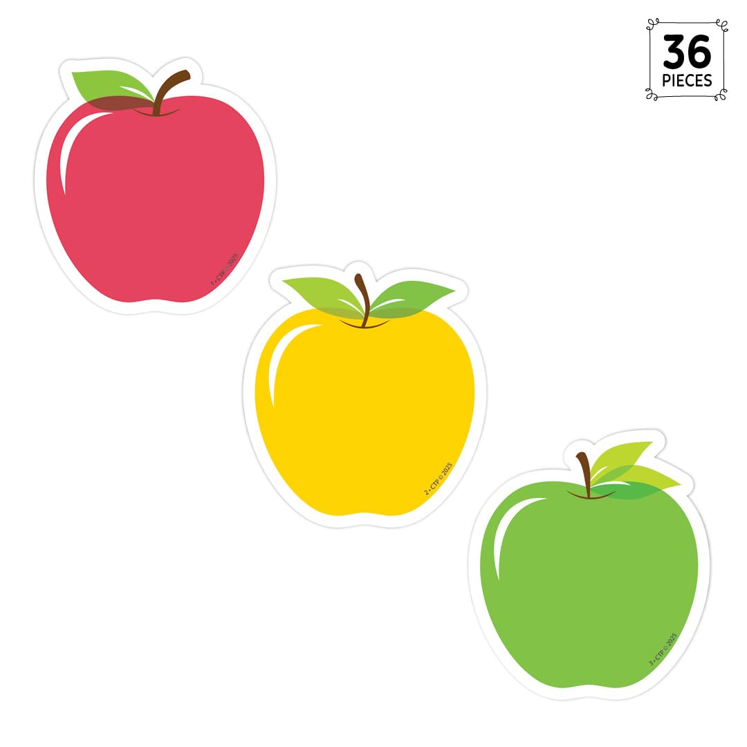 CTP Apple Time Apples 3" Designer Cut-Outs (#11059 Creative Teaching Press)