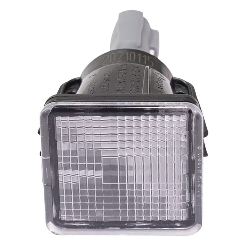 KarParts360 License Plate Light for Toyota Tundra 2014-2021, Driver/Passenger Side, Rear, Black, Replacement Model CLX-M0-USA-RT73290005Q