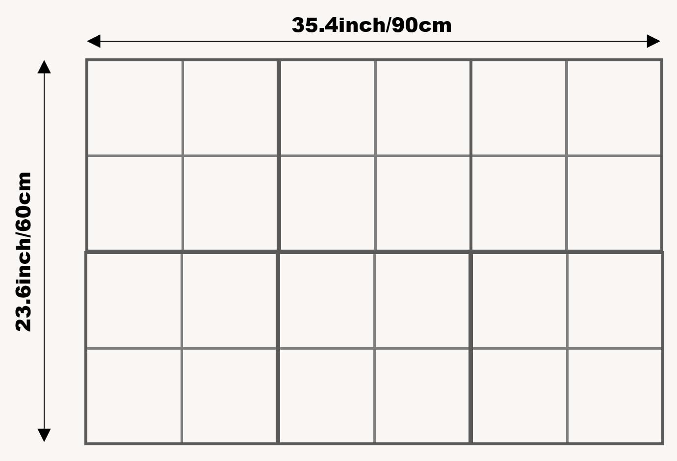 DECORITA Cork Board 24 x36 Alternative - 6 Pack Felt Wall Tiles with Safe Removable Adhesive Tabs, Cork Boards for Walls Home Office Pin Board Tack Board Cork Board - Gray Blue
