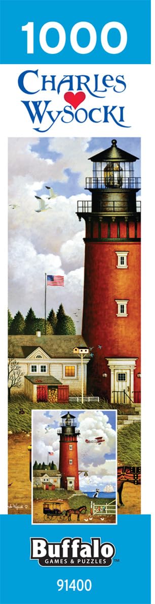 Buffalo Games - Charles Wysocki - Daddy's Coming Home - 1000 Piece Jigsaw Puzzle for Adults - Challenging Puzzle Perfect for Game Nights