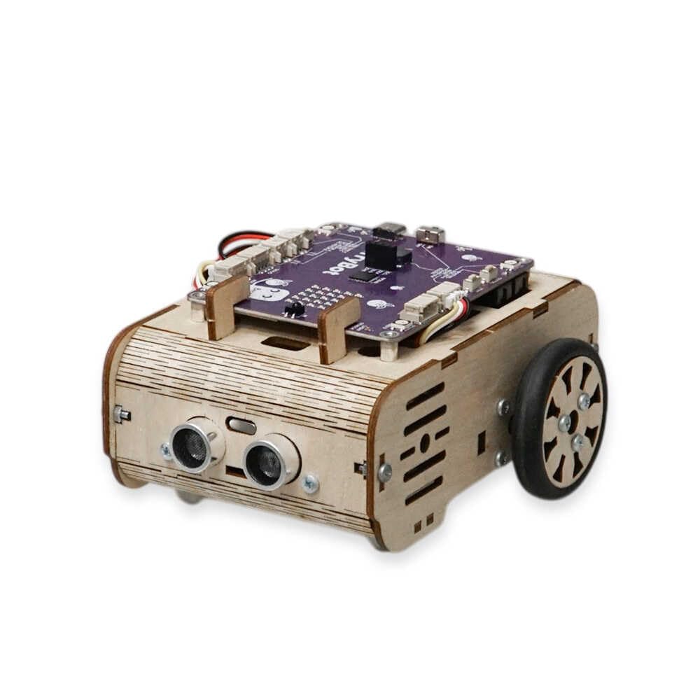 BerryBot – Programmable Robot Kit with Raspberry Pi RP2040 | STEM Learning, Graphical Coding, Easy Assembly, Obstacle Avoidance, Line and Light Tracking, Sumo Battle Modes, Scratch Robot