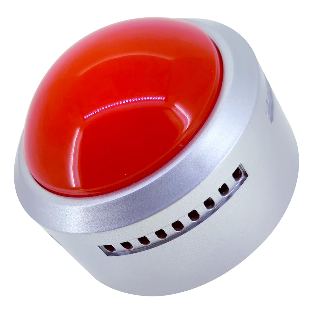 LED Illuminated Recording Button,Talking Buttons,Voice Recorder Button,Talking Buttons,Record Sound Button for Gift Education, Easy Button,Funny Office Gift,Funny Button（red）