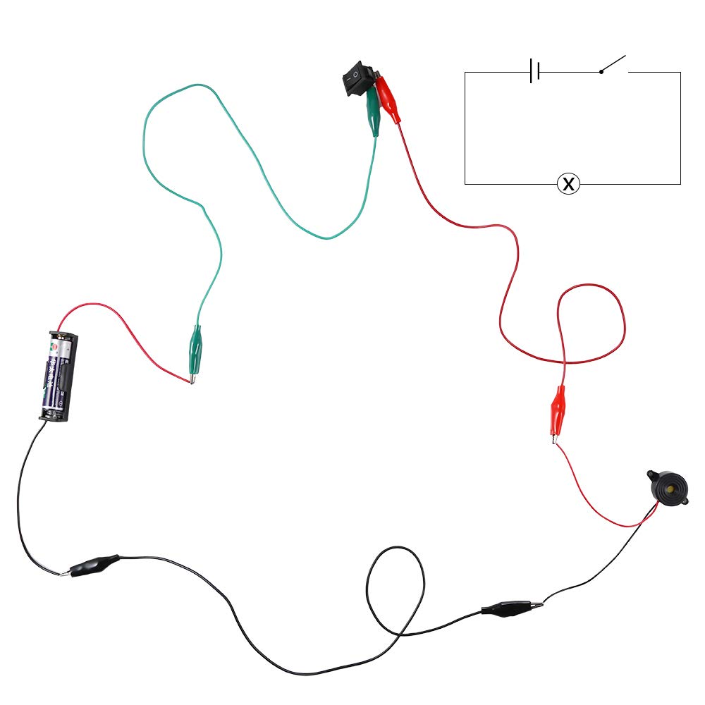 Sntieecr 6 Set 131 PCS DC Motors Kit, Mini Electric Motor 1.5-3V 15000RPM with 66 PCS Plastic Gears, Shaft Propeller, Bulbs, Buzzer Sounder, Science Experiment Set for Kid DIY STEM Engineering Project