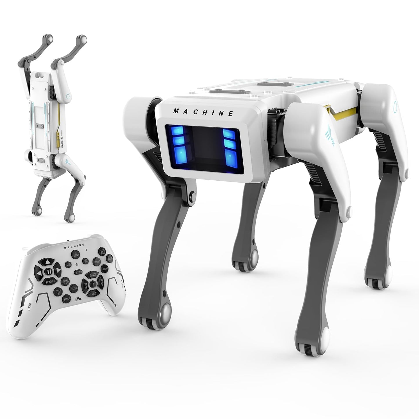 EVADA Robot Dog Smart - Interactive STEM Pet with Voice Control, 30+ Actions & APP Programming, Durable Design for Kids Age 6+ (Compatible with iOS/Android)