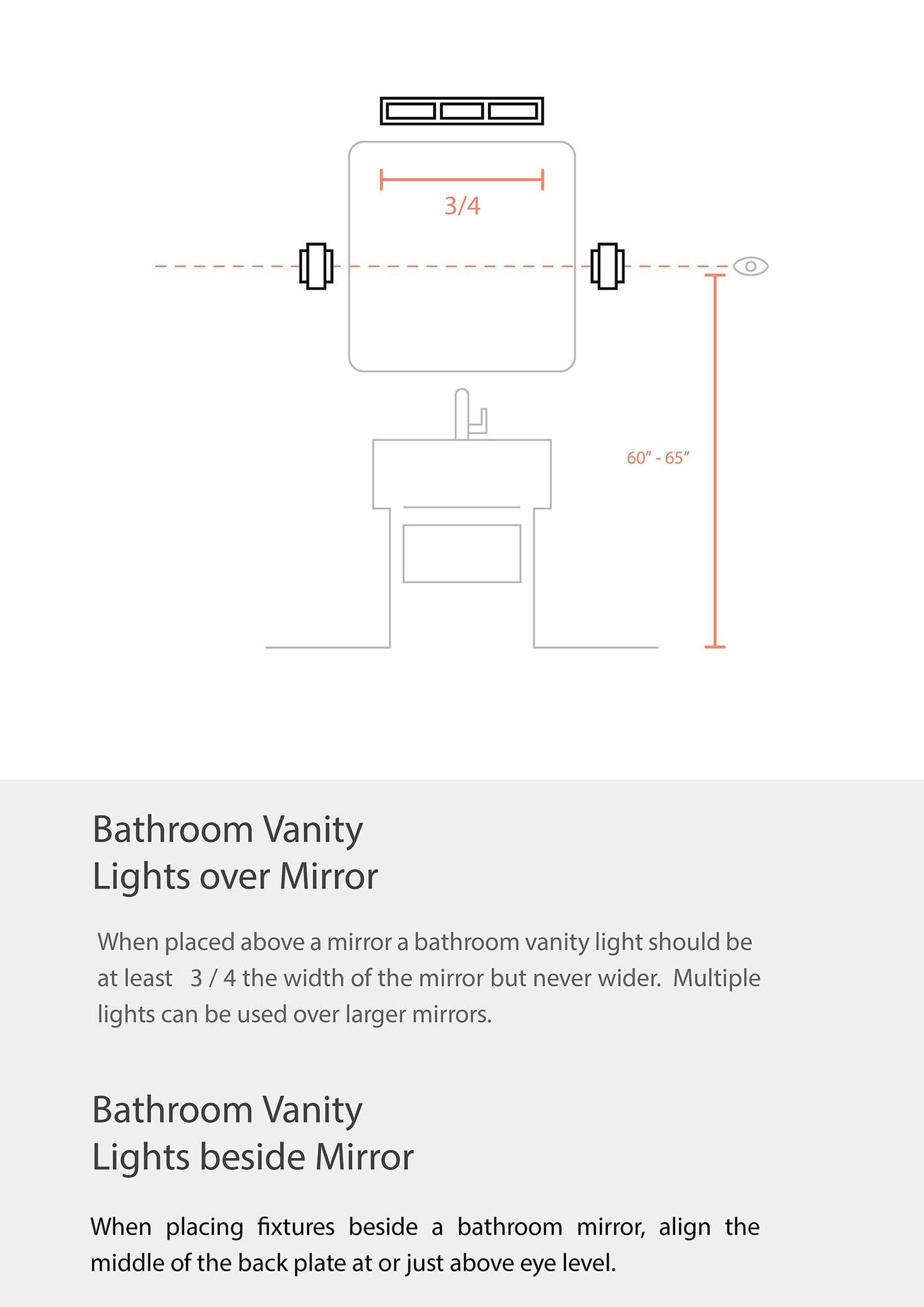 Dainolite VLD-415 Modern Dimmable LED Linear Vanity Light 46.25in  Polished Chrome