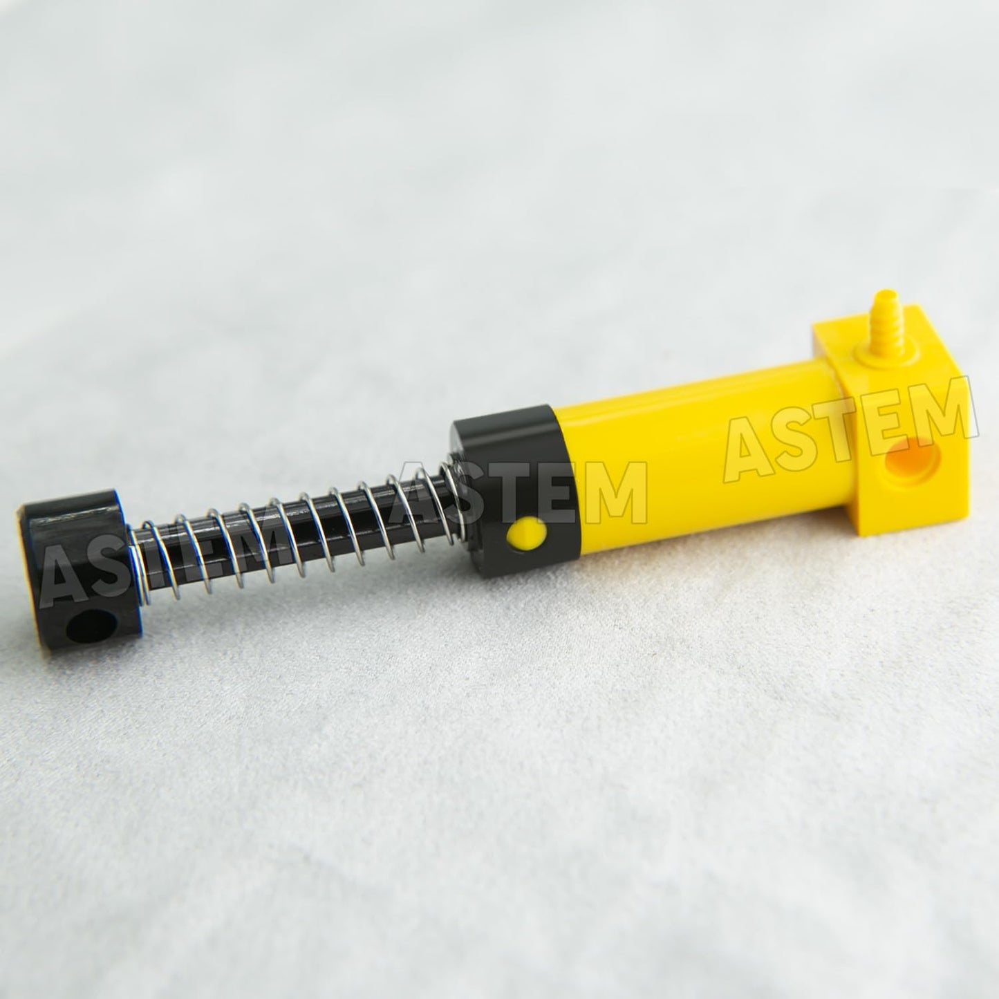 ASTEM 33pcs Pneumatic Technic-Parts Kit Compatible with Lego Pneumatic Cylinders-Air-Pump Pressure Rod Switch Piston Hose Technic Linear Actuator MOC-Spare-Parts.