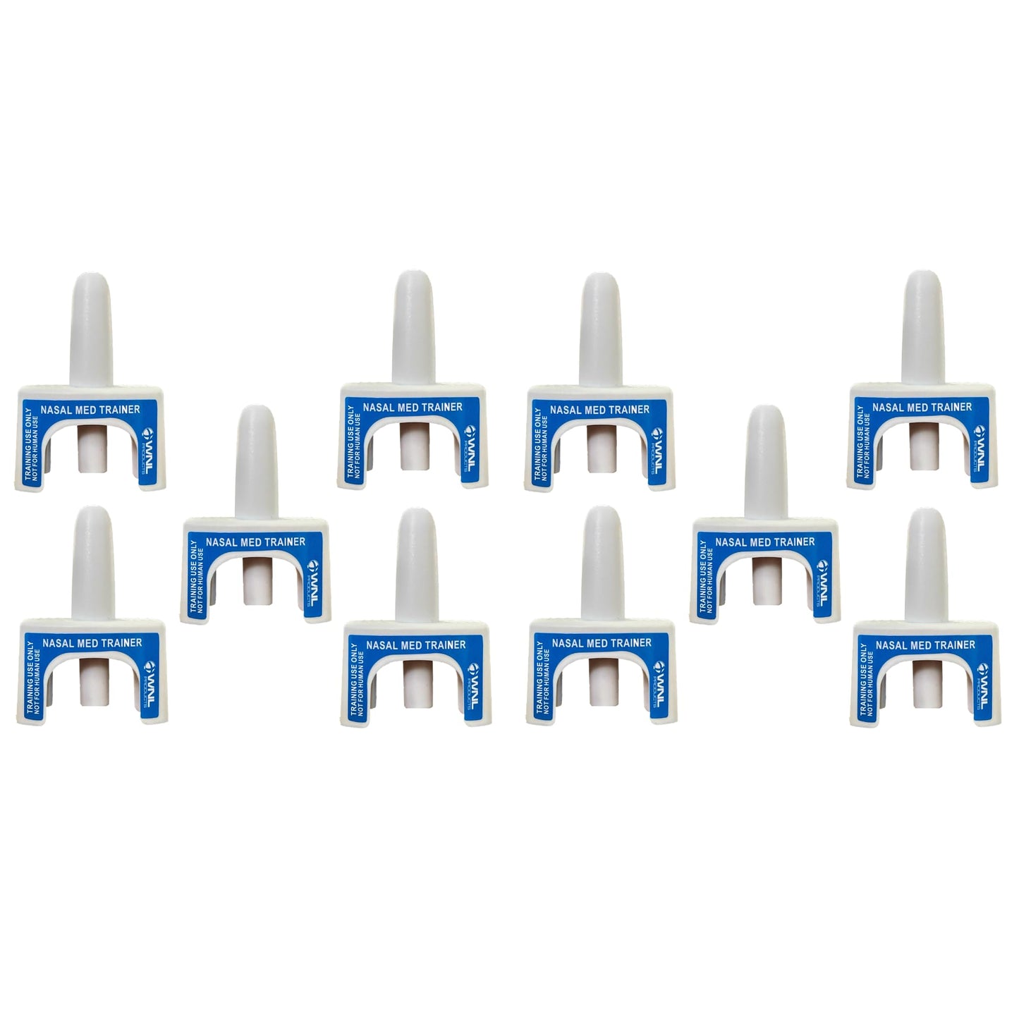 WNL Products 5000NMT Nasal Med Trainer, Naloxone Training Device, for use in Educational Narcan Training Only - 10 Pack