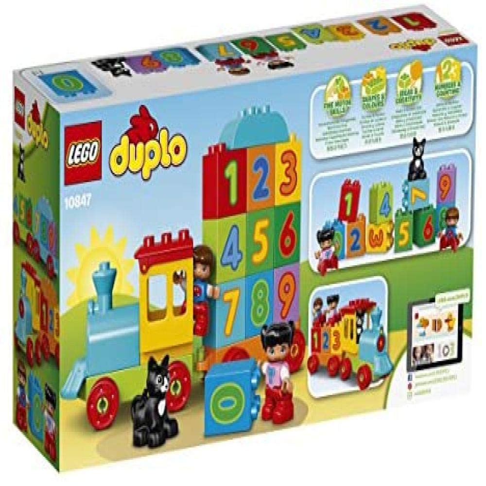LEGO DUPLO My First Number Train 10847 Learning and Counting Train Set Building Kit and Educational Toy for 2-5 Year Olds (23 Pieces)